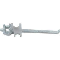 Cl&eacute; pour bouchon-&eacute;crou sp&eacute;cialis&eacute;e &agrave; un seul c&ocirc;t&eacute;, Ouverture de 1-1/2", Poign&eacute;e 7-1/2", Acier moul&eacute; au zinc Trail Hammer and Bolt