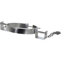 Tilting Drum Ring, 30 US Gal. (24.98 Imperial Gal.) Drum Size, 1200 lbs./544 kg Cap. Trail Hammer and Bolt