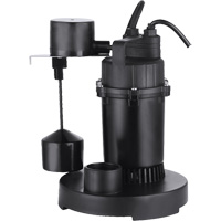 Pompe de puisard submersible thermoplastique, 2560 gal./h, 115 V, 4,6 A, 1/3 CV Trail Hammer and Bolt