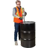 Pompe rotative pour baril, Acier inoxydable, Pour capacit&eacute; 55 gal., 12 oz/course Trail Hammer and Bolt