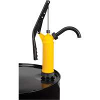 Pompe &agrave; baril de type levier, Polypropyl&egrave;ne, 14 oz/course, Pour barils de 5-55 gal. Trail Hammer and Bolt