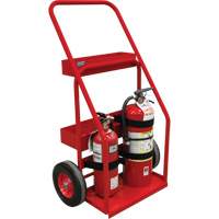 Chariot de prevention d'incendie pour travaux &agrave; chaud, Roues Semi-pneumatique, Base de 17,75" la x 8,9" lo, 100 lb Trail Hammer and Bolt