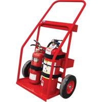 Chariot de prevention d'incendie pour travaux &agrave; chaud, Roues Semi-pneumatique, Base de 17,75" la x 8,9" lo, 100 lb Trail Hammer and Bolt