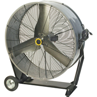 Direct Drive 4-in-1&reg; Drum Fan, Industrial, 3 Speed, 30" Diameter Trail Hammer and Bolt