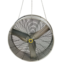 Direct Drive 4-in-1&reg; Drum Fan, Industrial, 3 Speed, 30" Diameter Trail Hammer and Bolt