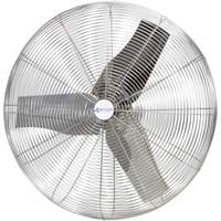 Stainless Steel Food Service Washdown Air Circulating Fans, Industrial, 1 Speed, 20" Diameter Trail Hammer and Bolt