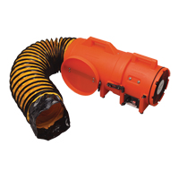 ALLEGRO INDUSTRIES 8" Plastic COM-PAX-IAL Blowers, 1/3 HP, 831 CFM Trail Hammer and Bolt