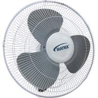Ventilateur mural oscillant, Commercial, 3 vitesses, Diam&egrave;tre de 16" Trail Hammer and Bolt