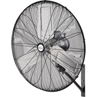 Oscillating Wall Fan, Industrial, 2 Speed, 30" Diameter Trail Hammer and Bolt