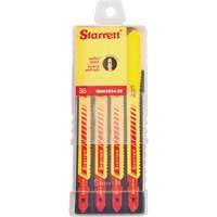 Lames pour scie sauteuse Unified Shank, Bim&eacute;tal, 4" lo, 10-14 dents par pouce Trail Hammer and Bolt