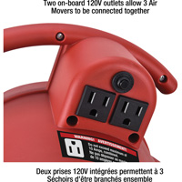 Appareil de ventilation, 550 pi³/min Trail Hammer and Bolt