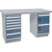 Workbench, 60" W x 36" D x 34" H, 2500 lbs. Capacity Trail Hammer and Bolt