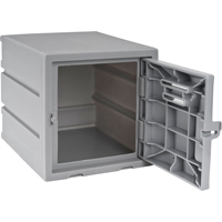 Locker, 12" x 15" x 12", Grey, Assembled Trail Hammer and Bolt