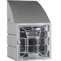 Locker, 12" x 15" x 12", Grey, Assembled Trail Hammer and Bolt