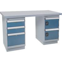 Workbench, 72" W x 36" D x 34" H, 2500 lbs. Capacity Trail Hammer and Bolt