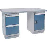 Workbench, 60" W x 36" D x 34" H, 2500 lbs. Capacity Trail Hammer and Bolt