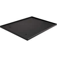 Locker Base Insert, Fits Locker Size 12" x 18", Black, Plastic Trail Hammer and Bolt