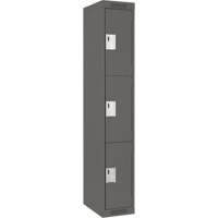 Casiers Clean Line, 3 niveaux, 12" x 18" x 72", Acier, Charbon, Rivet (assembl&eacute;) Trail Hammer and Bolt