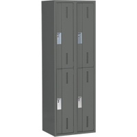 Casiers robustes Concorde, 2 niveaux, Bloc de 2, 24" x 18" x 72", Acier, Charbon, Soud&eacute; (assembl&eacute;) Trail Hammer and Bolt