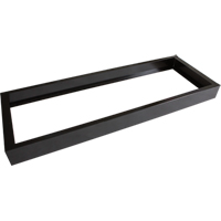 Base encastr&eacute;e pour casiers robustes enti&egrave;rement soud&eacute;e Concorde, 4 Blocs, 4" lo x 48" la x 17" p, Noir, Acier Trail Hammer and Bolt