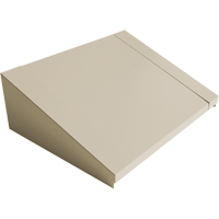 Dessus inclin&eacute; pour casiers robustes enti&egrave;rement soud&eacute; Concorde, Bloc de 2, 18" p x 24" la x 6" ha, Beige, Acier Trail Hammer and Bolt