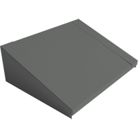 Dessus inclin&eacute; pour casiers robustes enti&egrave;rement soud&eacute; Concorde, Bloc de 2, 18" p x 24" la x 6" ha, Acier Trail Hammer and Bolt