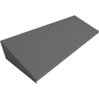 Dessus inclin&eacute; pour casiers robustes enti&egrave;rement soud&eacute; Concorde, Bloc de 4, 18" p x 48" la x 6" ha, Acier Trail Hammer and Bolt