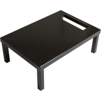 Base autoportante pour casiers robustes enti&egrave;rement soud&eacute;e Concorde, 2 Blocs, 6" lo x 24" la x 18" p, Noir, Acier Trail Hammer and Bolt