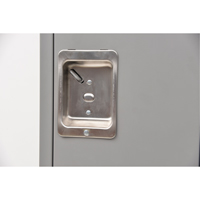 Casiers, 2 niveaux, Bloc de 2, 24" x 18" x 72", Acier, Gris, D&eacute;mont&eacute; Trail Hammer and Bolt