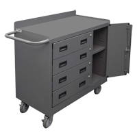Armoire d'&eacute;tabli mobile, Acier Surface Trail Hammer and Bolt