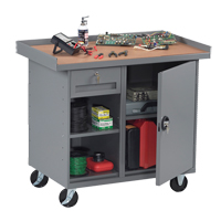 Armoire pour &eacute;tabli mobile, Stratifi&eacute; Surface Trail Hammer and Bolt