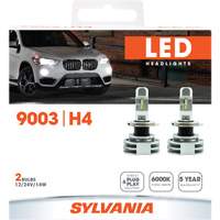 9003 Headlight Bulb, LED, 12 W/14 W/24 W, White Trail Hammer and Bolt