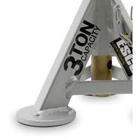 Performance Shorty Low Profile Jack Stands, 3 tons Capacity, 11" - 17" H Trail Hammer and Bolt