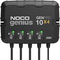 Chargeur de batterie embarqu&eacute; &agrave; 4 sorties de 40 amp&egrave;res GenPro10X4 Genius Trail Hammer and Bolt