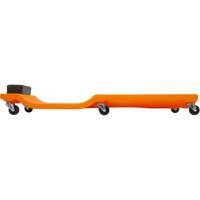Sommier orange n&eacute;on &agrave; profil bas, en plastique robuste Trail Hammer and Bolt
