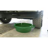 Green Oval Drain Pan Trail Hammer and Bolt