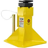 Jack Stands with Adjustable Screw Top Saddle, Locking Pin, 15-1/2" - 20-1/2" H Trail Hammer and Bolt