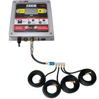 Wall-Mounted Tire Inflation System with 4-Hose Manifold Trail Hammer and Bolt