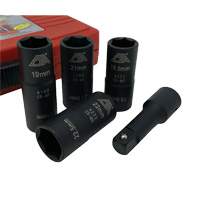 Flip Socket Kit, 5 Pieces, 1/2" Drive Size Trail Hammer and Bolt
