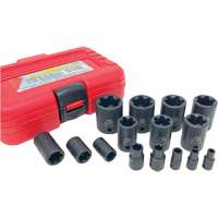 EP "Star" Plus Socket Set, 15 Pieces, 1/4"/3/8"/1/2" Drive Size Trail Hammer and Bolt