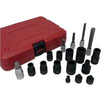 18-Piece Brake Caliper Socket Set Trail Hammer and Bolt
