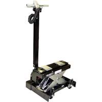 Floor Service Jack, 12 Ton(s) Capacity, 7-1/2" Lowered, 15-3/4" Raised, Air Hydraulic Trail Hammer and Bolt