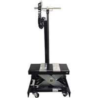 Low Profile Floor Service Jack, 12 Ton(s) Capacity, 7-1/2" Lowered, 15" Raised, Air Hydraulic Trail Hammer and Bolt