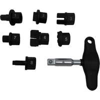 Trousse d'outils pour bouchons de vidange dhuile 8 morceaux Trail Hammer and Bolt