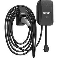Chargeur r&eacute;sidentiel PulseQ AC pour VE avec mode identification par radiofr&eacute;quence (RFID), 40 A, Niveau 2 CA, Connecteur Type 1 (SAE J1772) Trail Hammer and Bolt