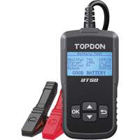 Testeur de batterie, de charge et de d&eacute;marrage BT50 avec imprimante Trail Hammer and Bolt