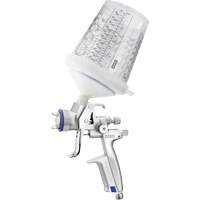 Pistolet de peinture de premi&egrave;re qualit&eacute; 4400?B RP?1,2 SR avec godet RPS 0,3?L, pour les retouches de finitions automobiles, Entr&eacute;e d'air 1/4" NPT, 7,06 pi³/min, Capacit&eacute; 0,3 L, 0,17 psi Trail Hammer and Bolt