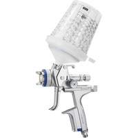 Pistolet de peinture 5000 B RP avec buse 1,2 et trois godets polyvalents RPS 0,3 l/0,6 l/0,9 L, Entr&eacute;e d'air 1/4" NPT, 10,24 pi³/min, Capacit&eacute; 0,3 L/0,6 L/0,9 L, 0,17 psi Trail Hammer and Bolt