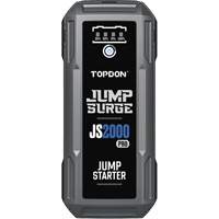 D&eacute;marreur de secours, banque d'alimentation et lampe de poche JumpSurge2000Pro &agrave; 2500 A de pointe Trail Hammer and Bolt