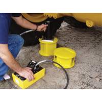Steel Cribbing Stand Set Trail Hammer and Bolt